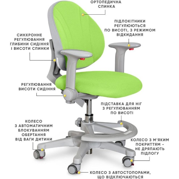 Фото - Кресло детское Evo-kids Mio KZ (Y-407 KZ)